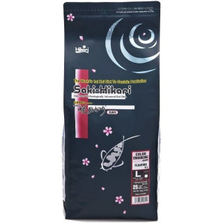 HIKARI SAKI COLOR L 5kg pływający  - pokarm wybarwiający dla Koi.