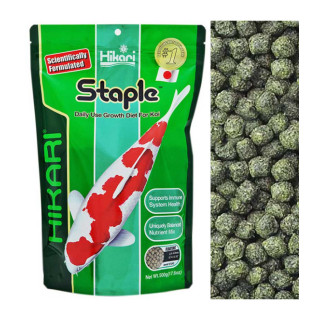 Hikari Staple large 500g - Wysokiej jakości pokarm dla wszystkich ryb w stawie.