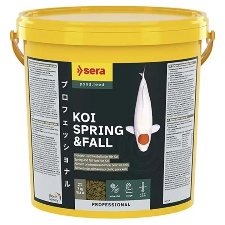 SERA KOI Professional Spirulina Color Food 7kg-3mm